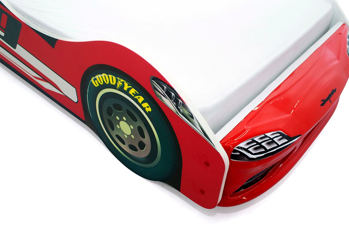 Детская кровать-машина красная "Супра" БЕЛЬМАРКО  00-3873169 Красный Santreyd  - Вид №5