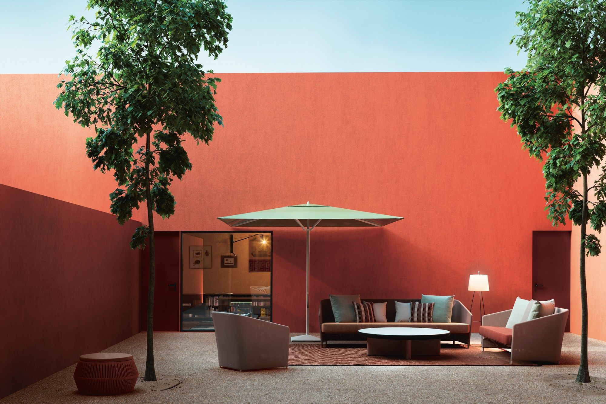 2-местный садовый диван Kettal Bitta Lounge ARCH-00048766 - Вид №2