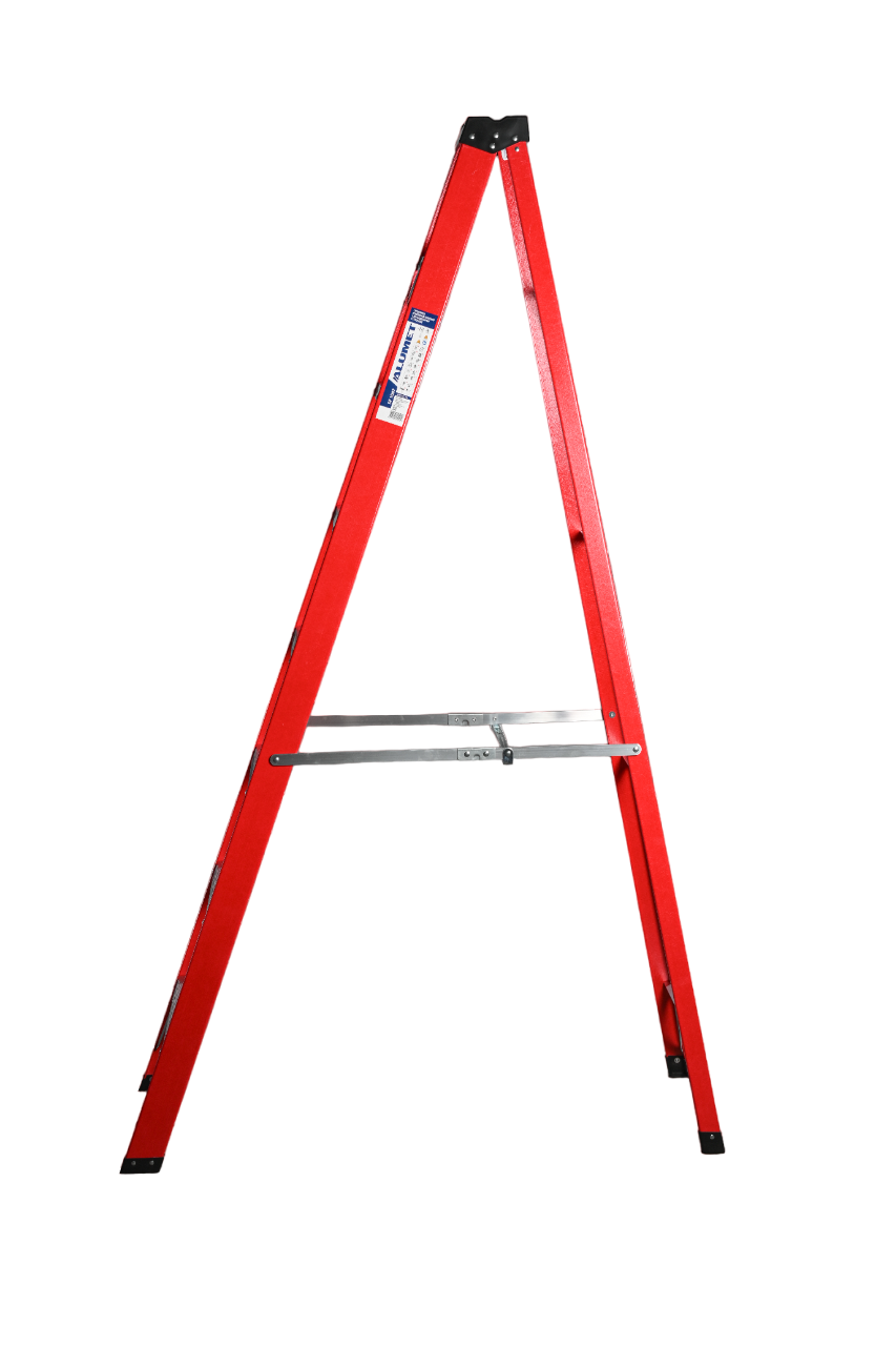 Стремянка SF 1007 стеклопластиковая 7 ступеней, Alumet, с органайзером  - Вид №3