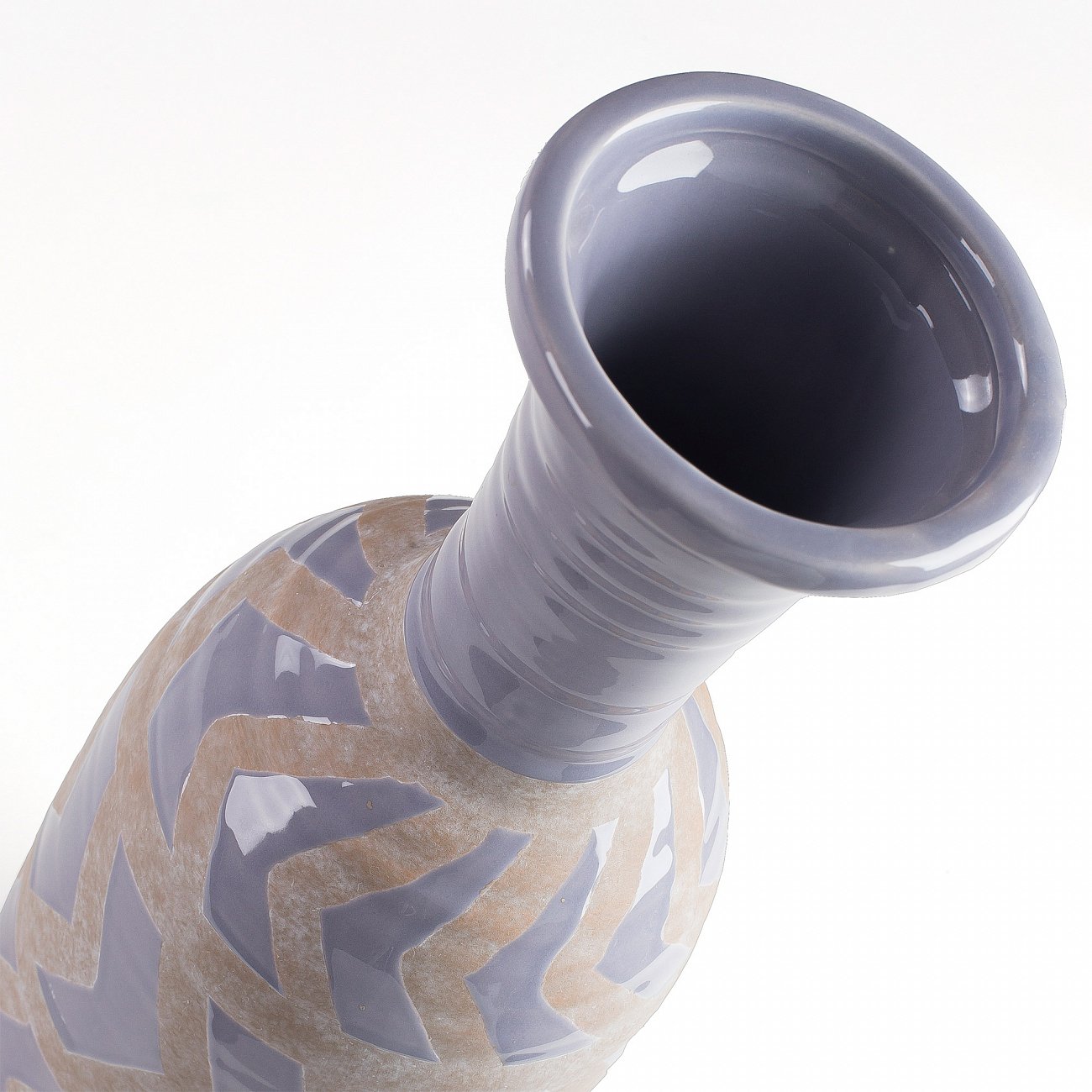 Ваза керамическая голубая Arco от La Forma LA FORMA ARCO 343131 Бежевый - Вид №1