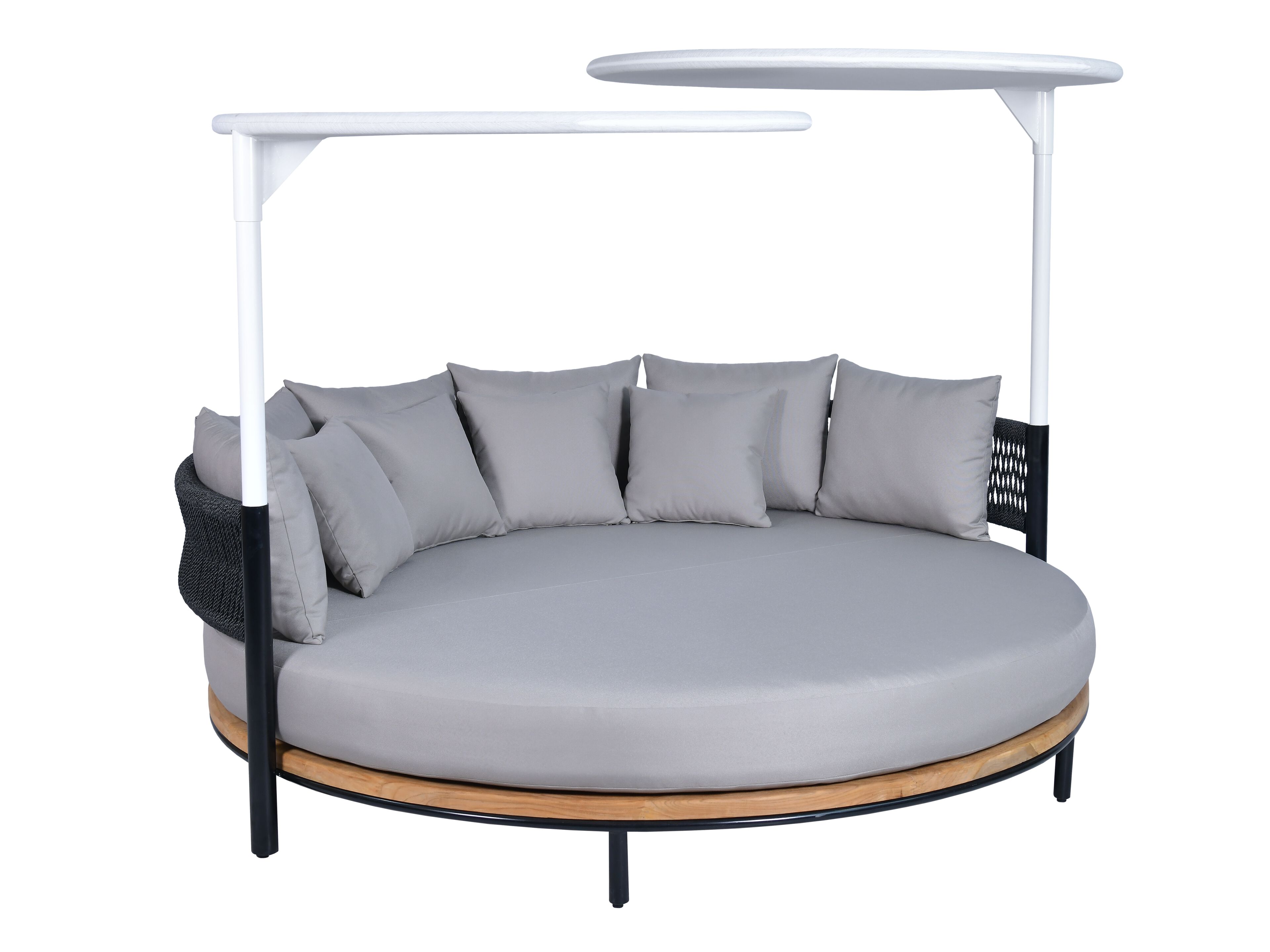 Ткань круглая Садовая кровать с солнцезащитным козырьком cbdesign круглый ARCH-00084466