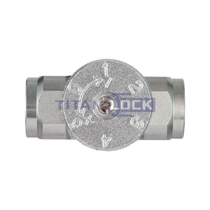 Гидравлический дроссель двунаправленный, 1", BP/BP, сталь, TL2WHT1FF TITAN LOCK  - Вид №5