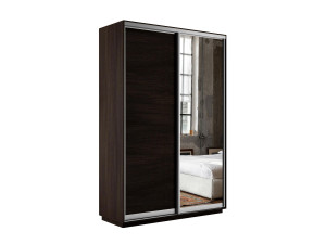 90326839 Шкаф-купе Медиум 220x140x45 см ЛДСП цвет венге STLM-0185739 МЕБЕЛЬНАЯ КОМПАНИЯ Е1