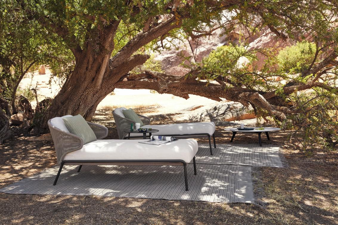 MNST993 Журнальные столики teak ⌀125см Manutti Torsa - Вид №16