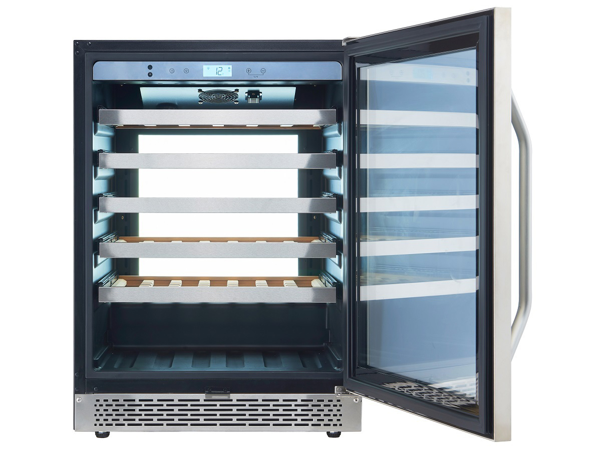 9189162 Винный шкаф Cavanova CV045-1TL серебристый STDN-0033727 - Вид №13