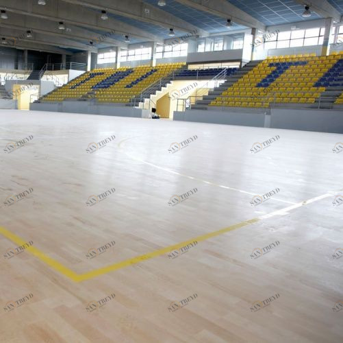 Спортивный паркет Karelia Spring Дуб Натур (Гладкая) 2300х54 мм 1001300005