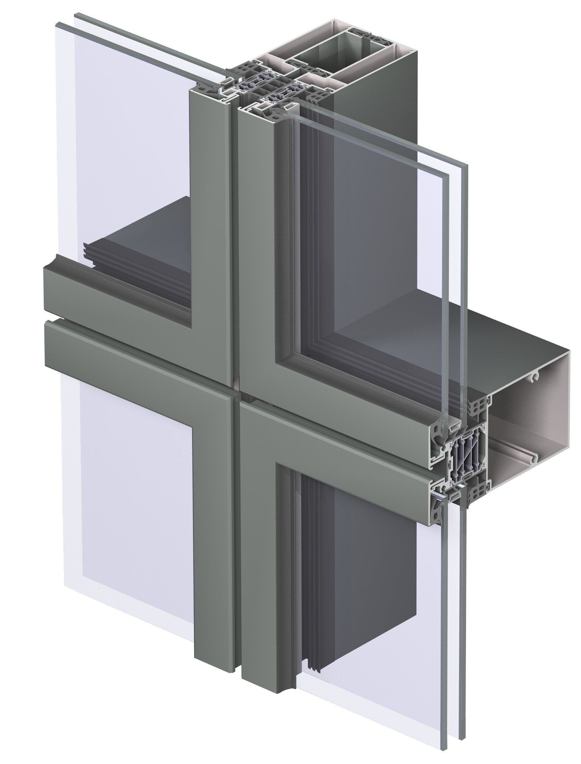 Алюминиевая система навесной стены Reynaers Aluminium ConceptWall ARCH-00093759 - Вид №6