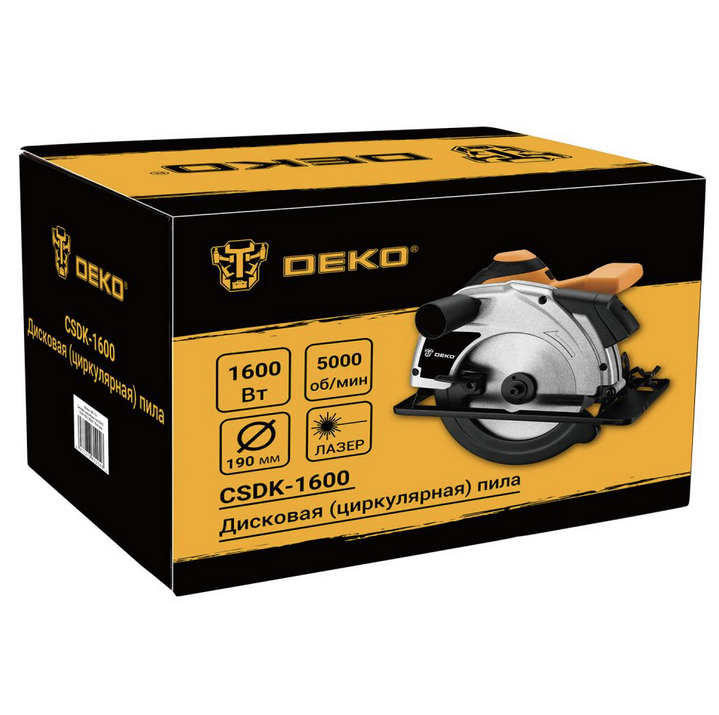 Пила дисковая DEKO CSDK-1600 5601884 STDN-0054917 - Вид №4