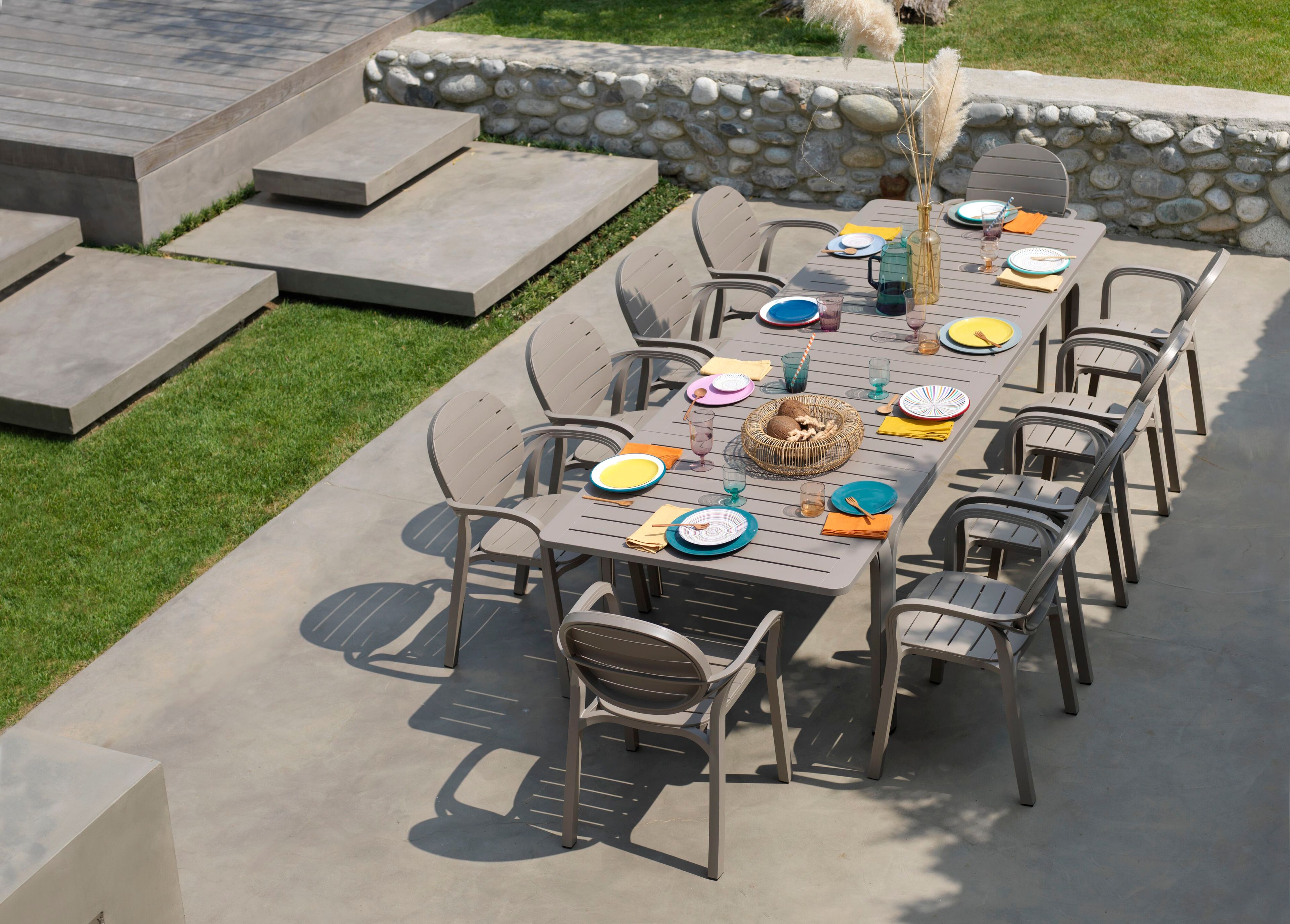 DurelTOP выдвижной прямоугольный садовый стол Nardi Лавр-Пальма ARCH-00066651 - Вид №2