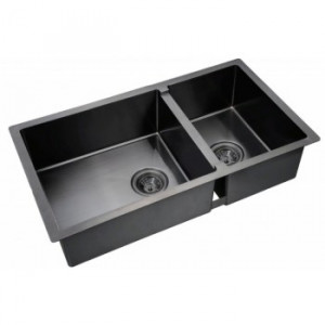 Мойка Zorg INOX-PVD 78-2-44 GRAFIT, Zorg pvd 78-2-44 GRAFIT Мойка кухонная прямоугольная Zorg