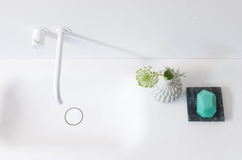 Not Only White Подвесная тумба под умывальник из цвета hi-macs® Frame sun-id-1411856 - Вид №3