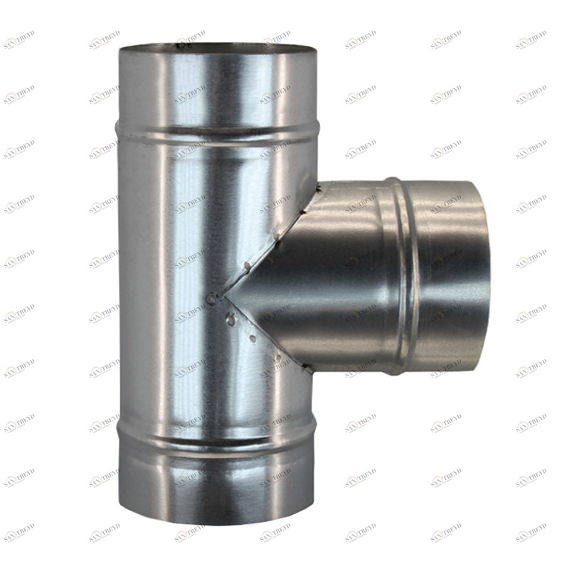 Тройник круглый (оц. сталь) d100/100/100 Santreyd 00-0232-001