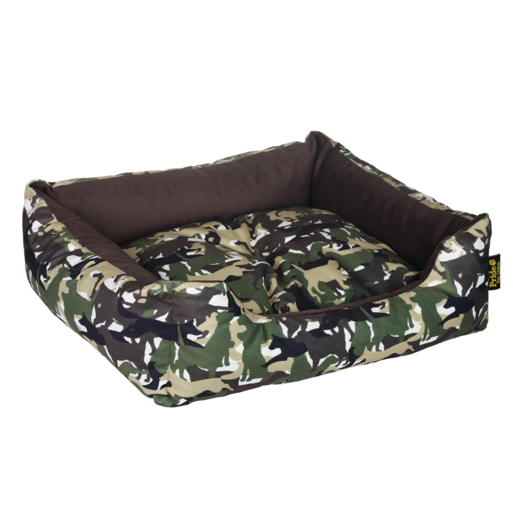 ПР0057112 Лежанка для животных Собаки Милитари 70х60х23см Pride 