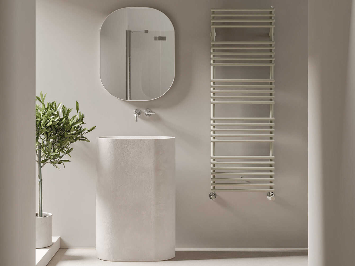 Стальной радиатор для ванной комнаты Irsap KART ARCH-00122516