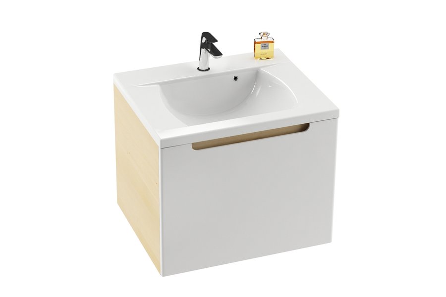 XJD01160000 Подвесная раковина настенная овальная Ravak  белая  - Вид №1