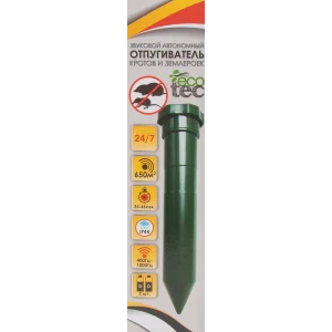 Отпугиватель ультразвуковой от кротов и змей на батарейках