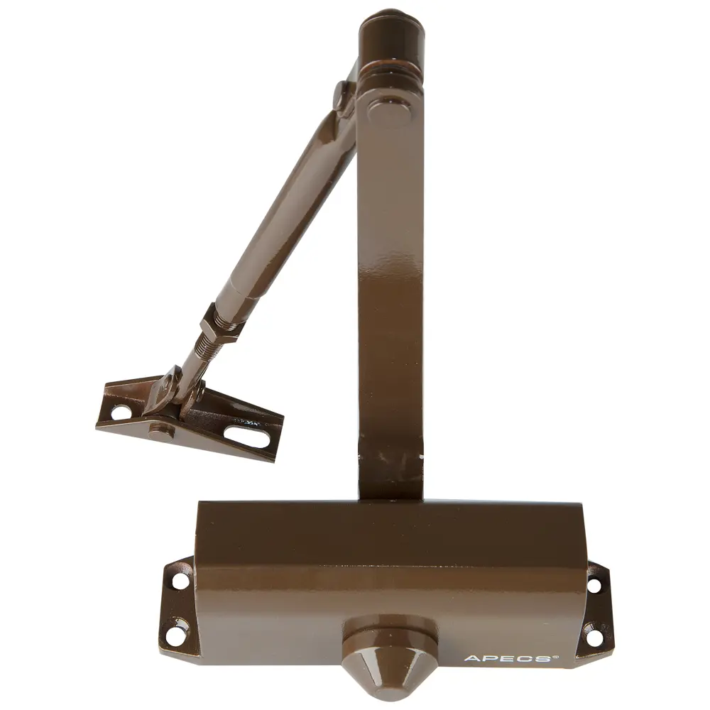 Доводчик дверной Apecs DC-23/40-65-M-BR, 40-65 кг, цвет коричневый STLM-2127590
