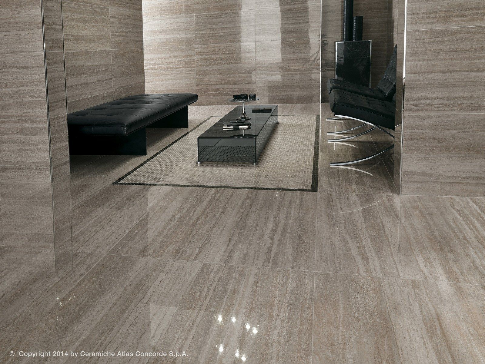 Пол из керамогранита с мраморным эффектом Atlas Concorde Marvel Pro ARCH-00098884 - Вид №13