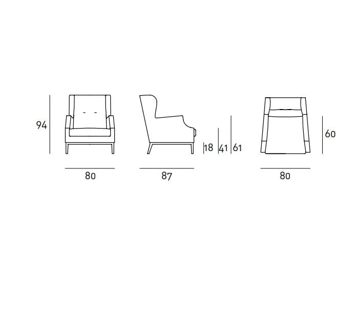 Chauffeuse Living Divani ARCH-00027603 - Вид №5