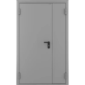 Дверь противопожарная EI60 135x205 см левая цвет светло-серый RAL7035