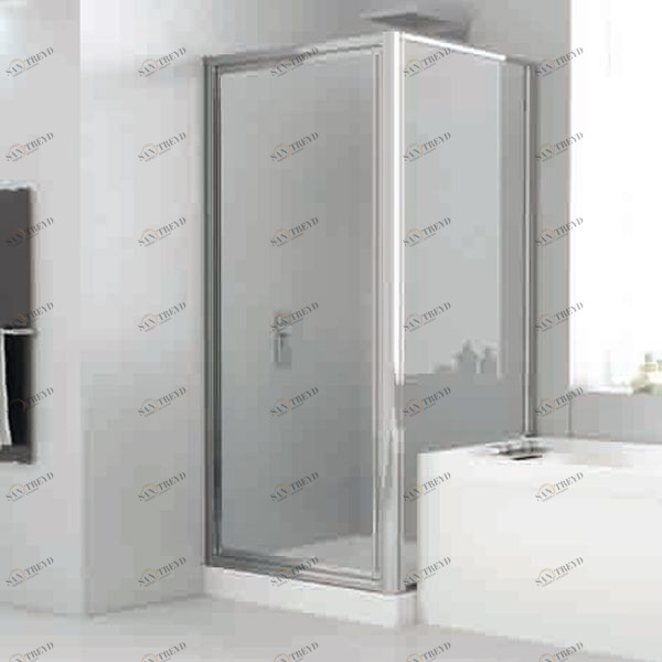 Novellini. Боковая панель 72 см FG с серебристым профилем STAR NSTARFG661B