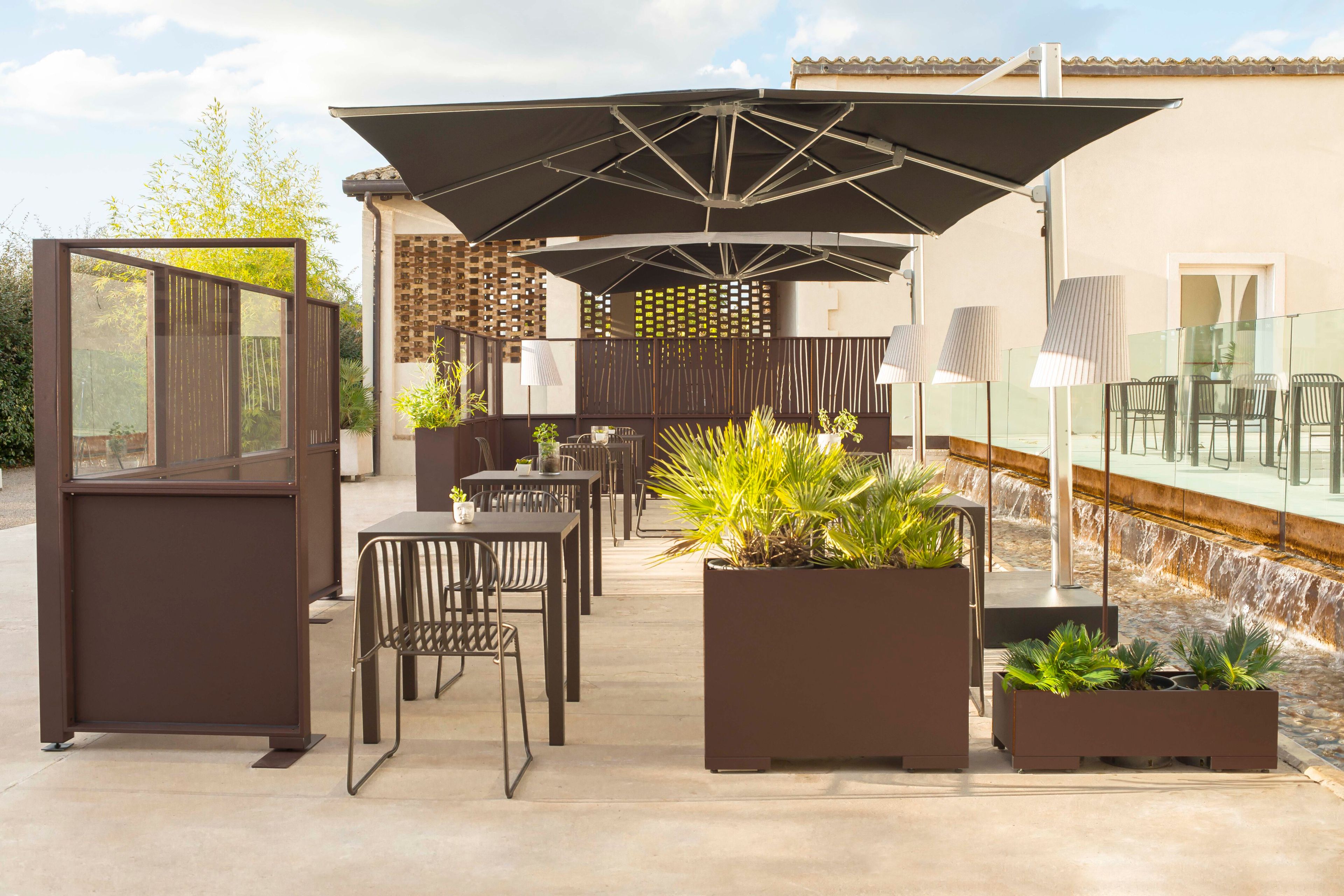 Стальная прямоугольная низкая плантатор emu Patchwall ARCH-00008606 - Вид №1