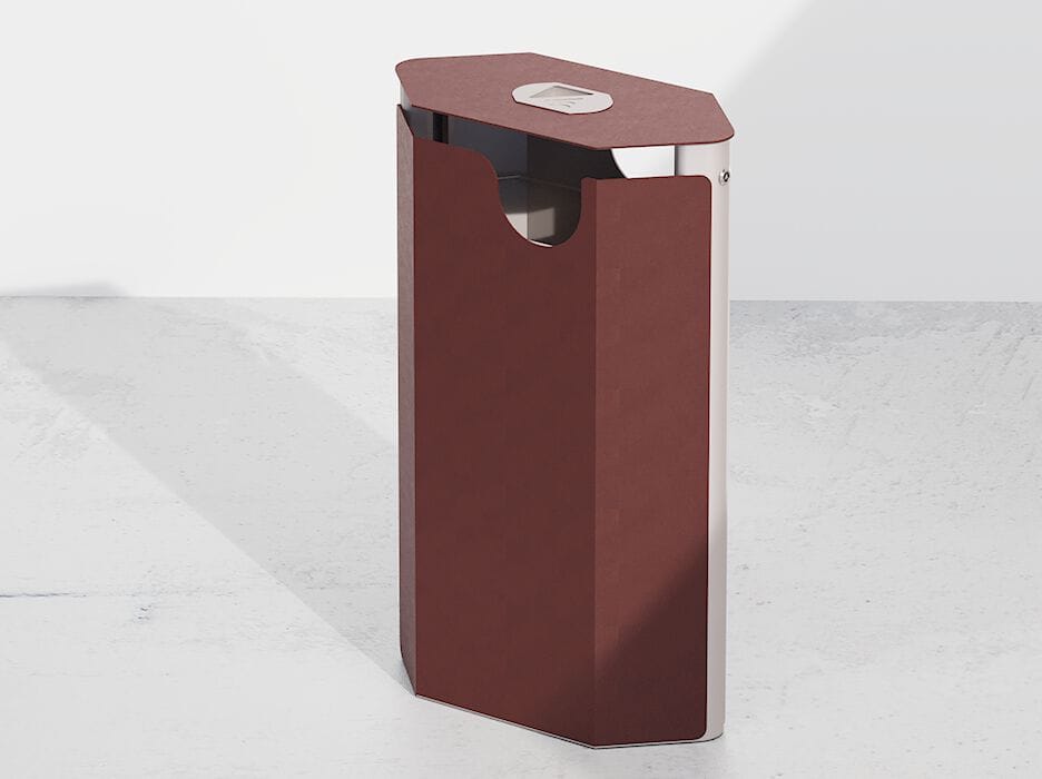 Корзина для мусора из оцинкованного листа DIMCAR PHURO ONE ARCH-00040523