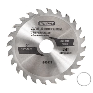 Диск пильный по дереву 250х36Tх32-30мм Креост