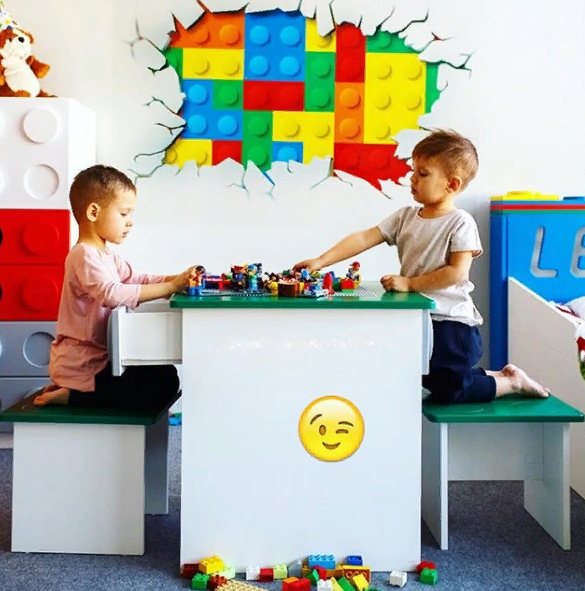 Табурет детский "Леголенд" МАНДАРИН ЛЕГОЛЕНД 179558 Красный Santreyd  - Вид №6