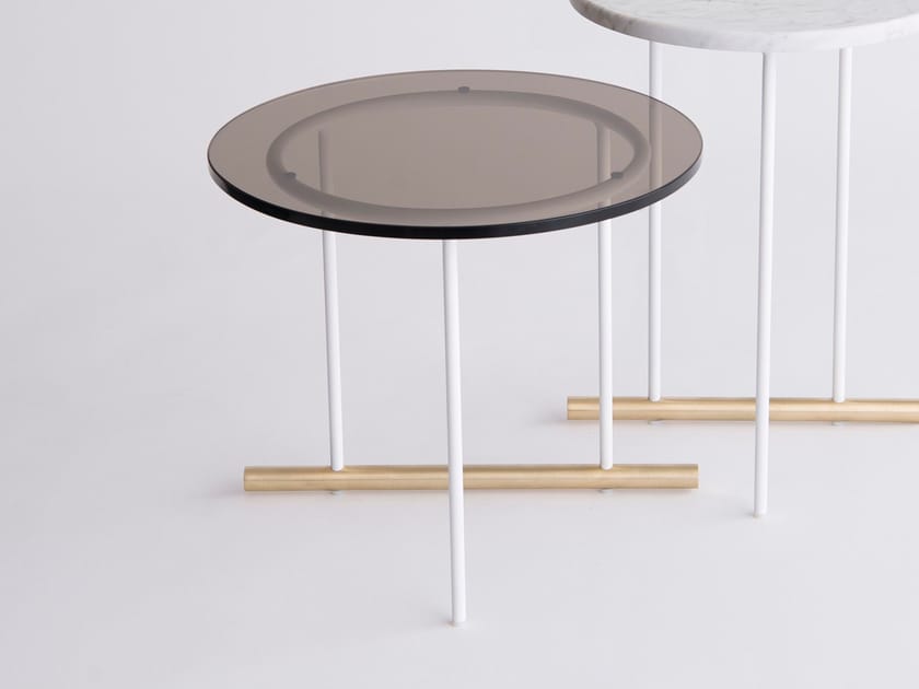 Круглый стеклянный журнальный столик Phase Design Icon ARCH-00021360