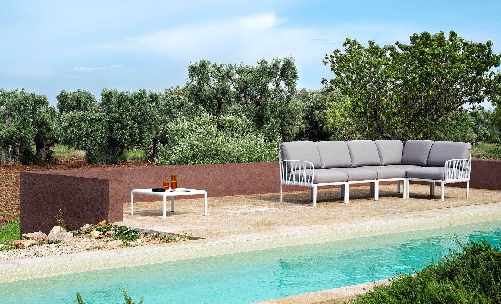 Квадратный садовый столик из смолы Nardi ARCH-00010196 - Вид №4