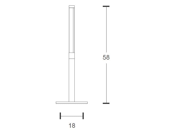 Металлическая светодиодная настольная лампа ZAVA Cosima ARCH-00071438 - Вид №2