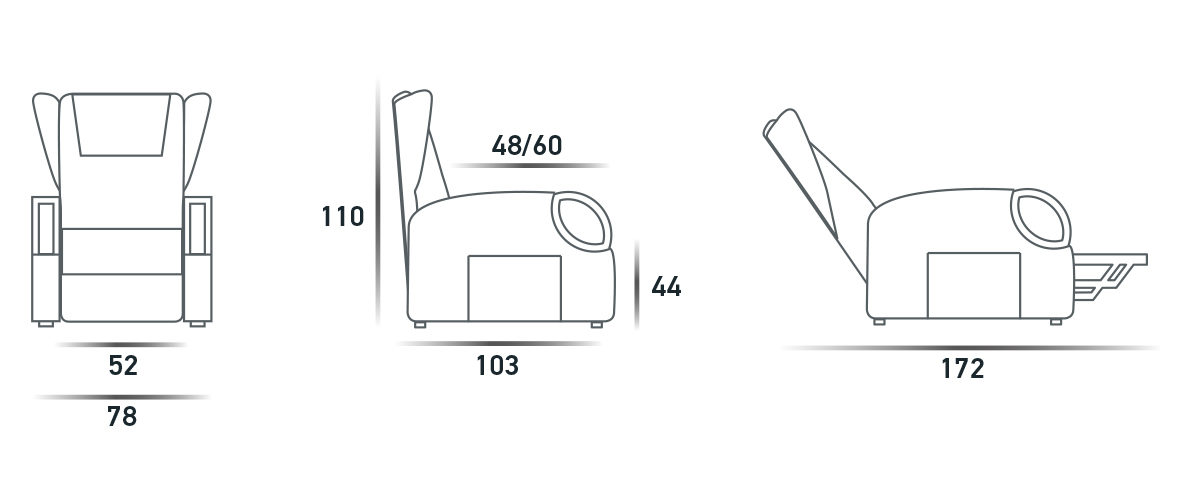 Кресло-Подъемник Lift-Relax 2 Motori  Spaziorelaxitalia  Giada Giada Lift-Relax 2 Motori  - Вид №4