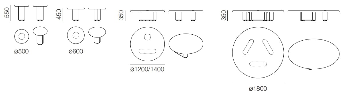 Круглый журнальный столик PROF богиня ARCH-00021963 - Вид №8