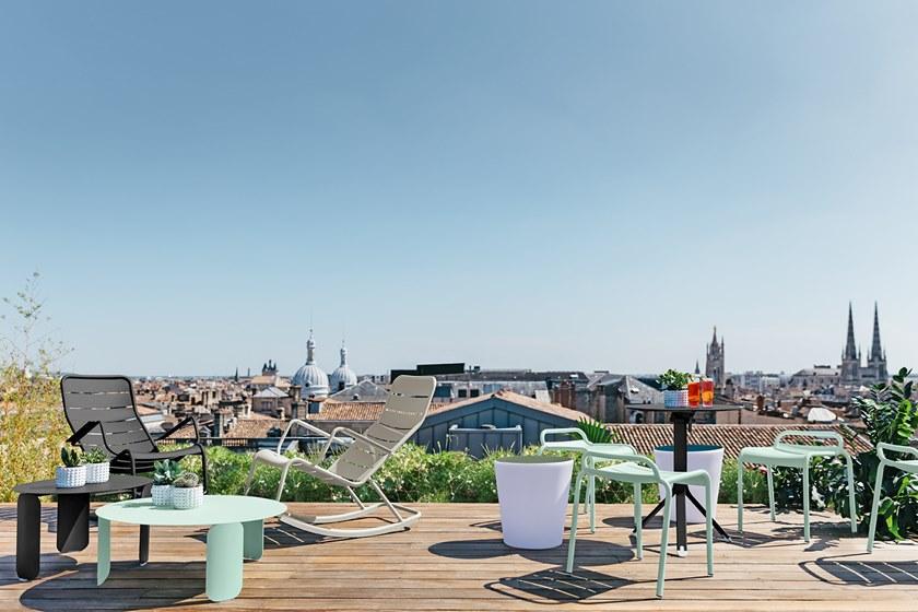 Fermob Садовый столик круглый из стали Bebop 5613-5616 - Вид №6