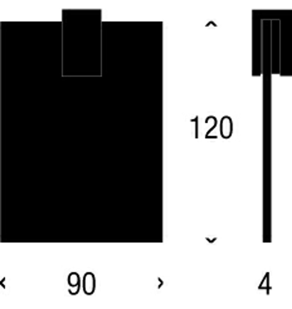 FROST Полка 5, 9см » белая Алюминий Белый Q303309076  - Вид №1