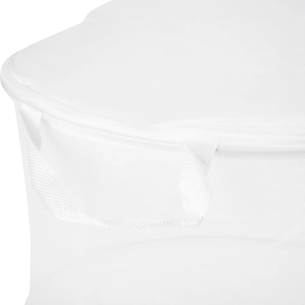 Корзина складная Mesh 45x50 см 80 л с ручками пластик цвет белый Santreyd STLM-2001677 - Вид №4