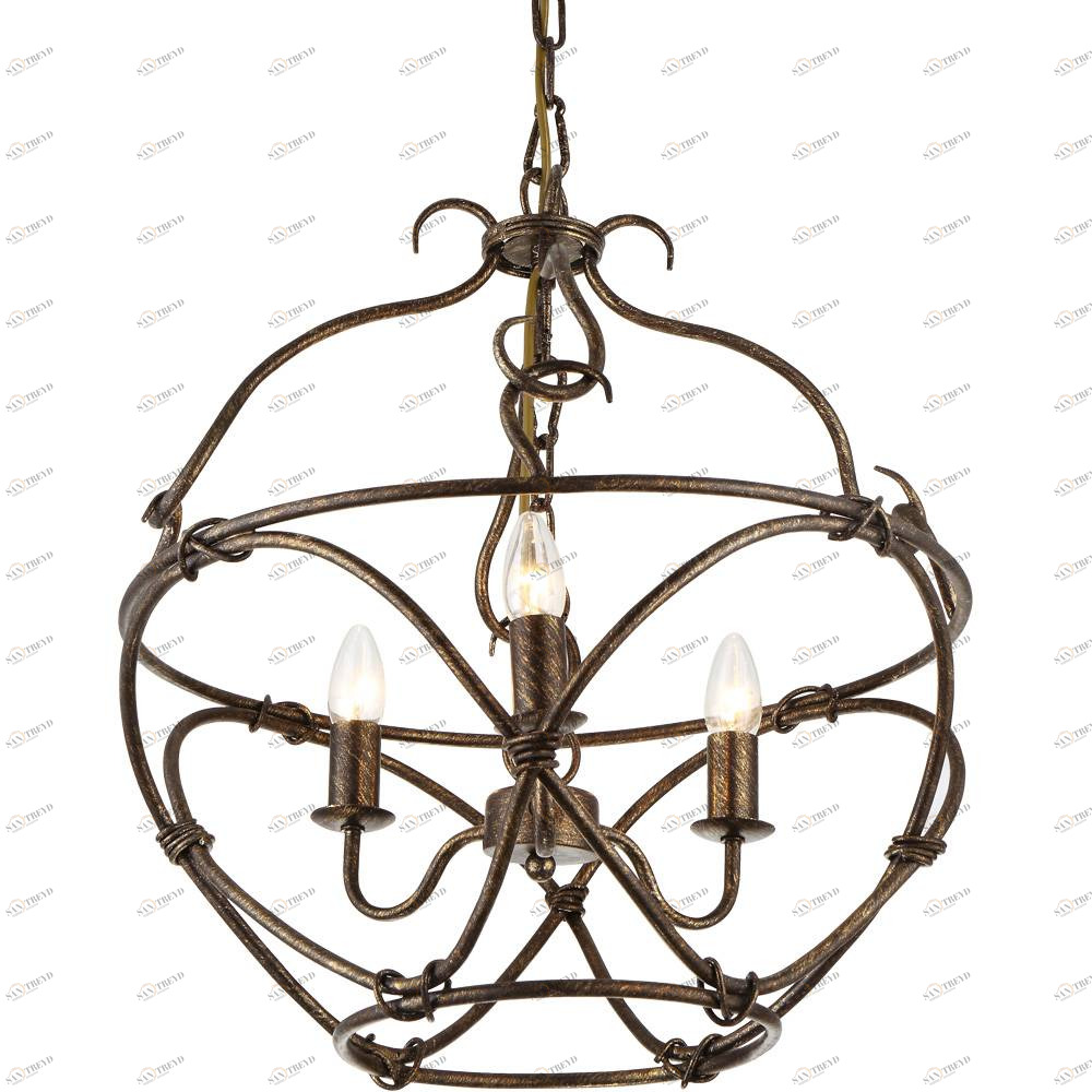 Подвесная люстра Arte Lamp Bellator A8960SP-3GA медь ARTE LAMP BELLATOR, ШАР 056408 Медь 