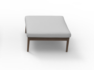Модуль оттоманки для садового дивана в ироко