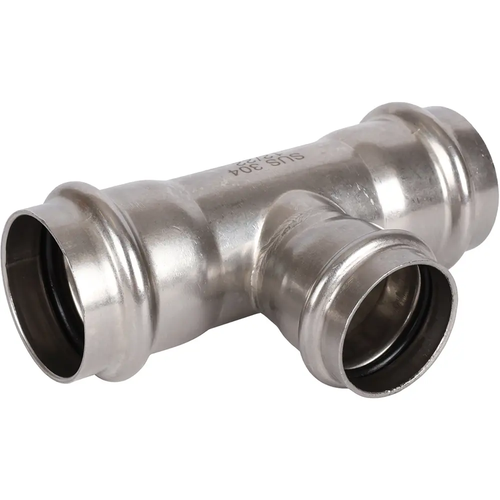Тройник переходной Rommer 42x35x42 мм ВПр нержавеющая сталь STLM-2157878
