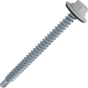 Кровельные саморезы STANDERS RAL9003 сверлоконечные белые 4.8x51, 60 штук 82182016 STLM-2203413