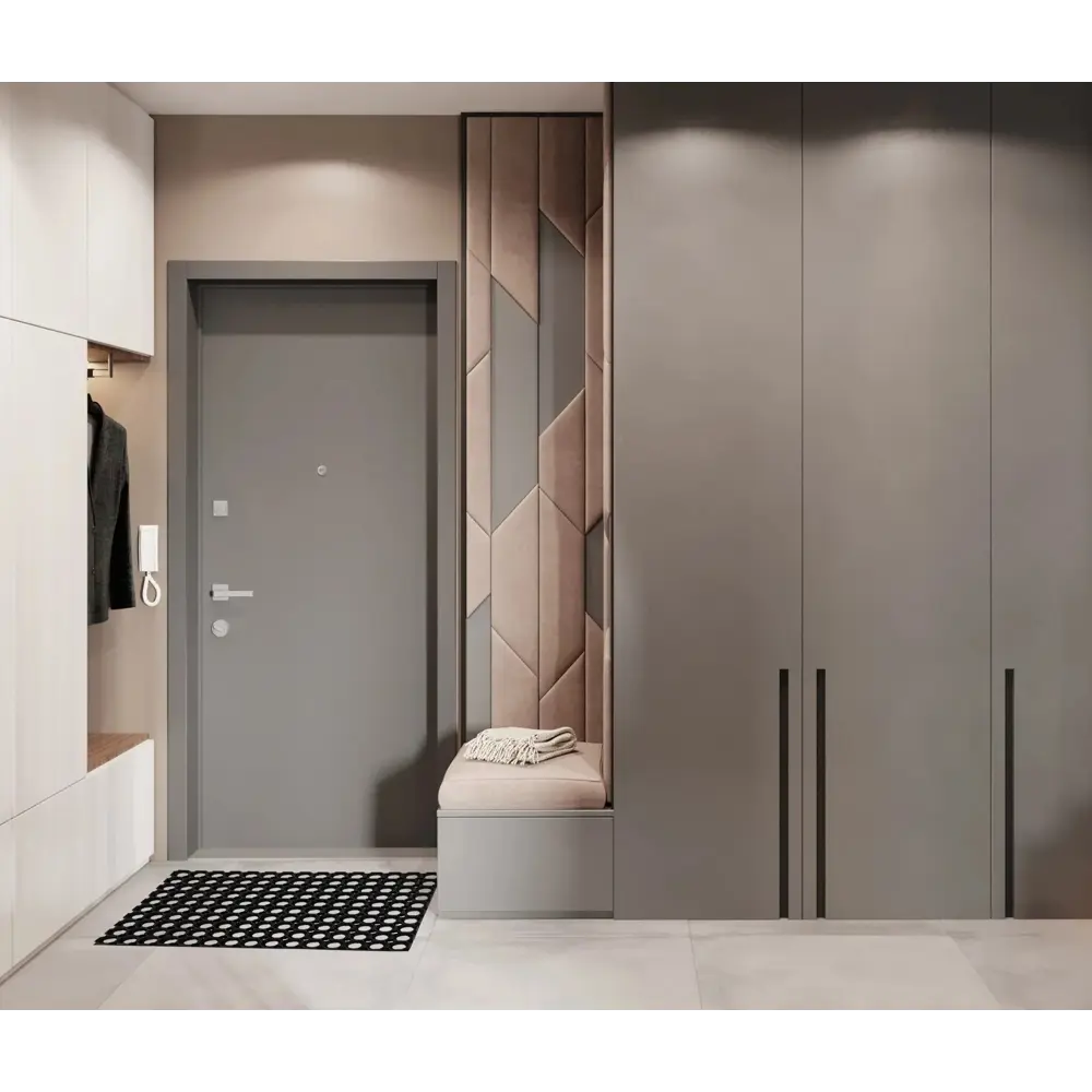 Коврик грязезащитный каучук Amigo 50x100 см цвет черный STLM-2146711 - Вид №5