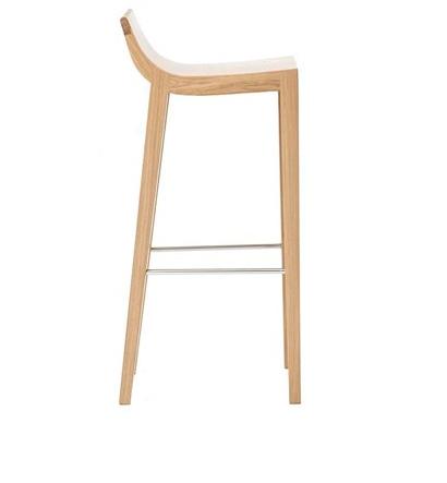 Andreu World Высокий деревянный табурет Rdl Bq7296 - Вид №2
