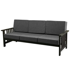 Диван садовый Барон 80x80x195 см 3-х местный (до 250 кг) дерево коричневый