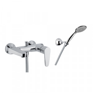 88CR5550 Santan Gagliari, однорычажный смеситель для ванны с держателем и ручным душем, цвет хром