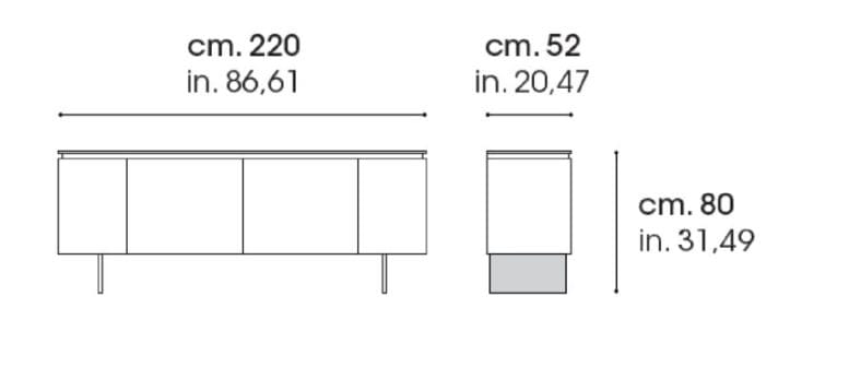 Шкаф из грецкого ореха с распашными дверями Modesign OPERA ARCH-00088286 - Вид №6