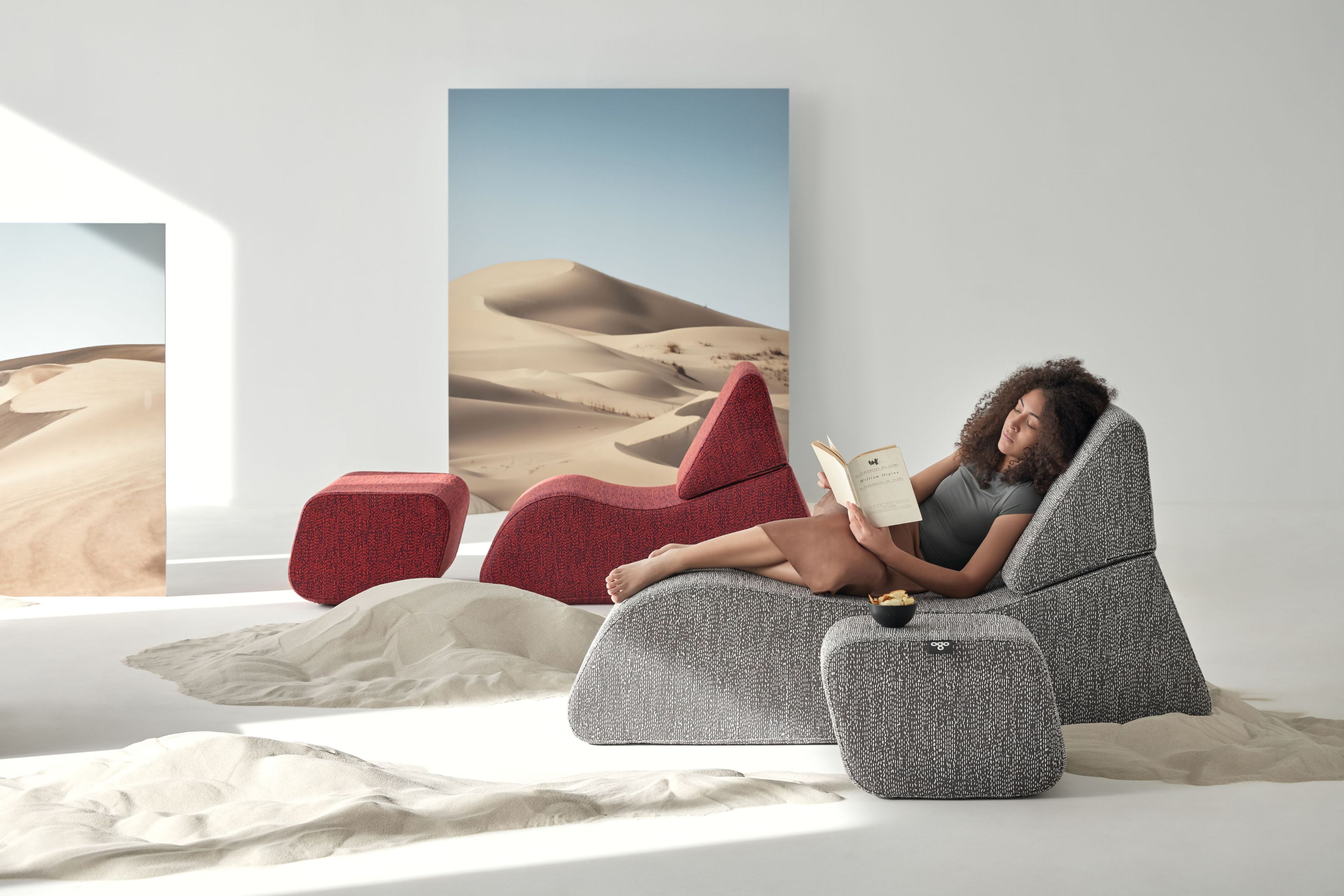 Садовый пуфик / журнальный столик OGO Дюна ARCH-00015733