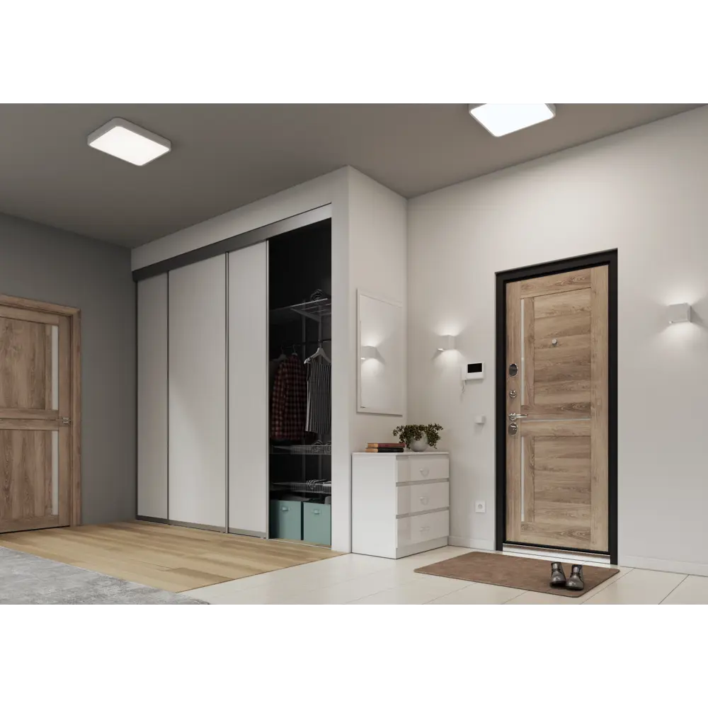 Дверь межкомнатная глухая Artens Леона 90x200 см цвет натуральный дуб 81933700 STLM-2066097  - Вид №5
