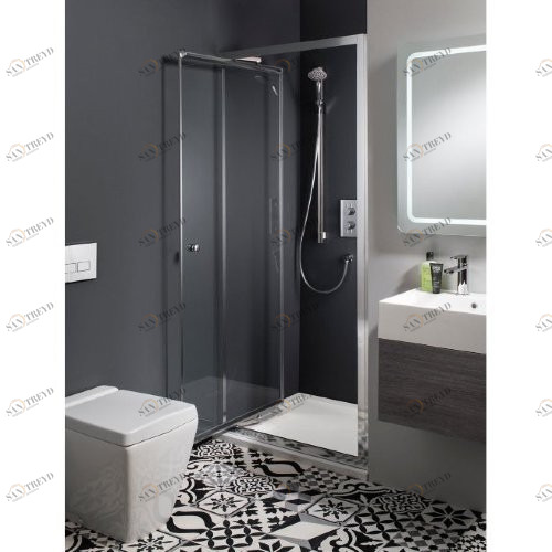 Дверь Infold 800mm c боковым экраном 1000mm Britton Burlington EIDSC0800, ESPSC1000 