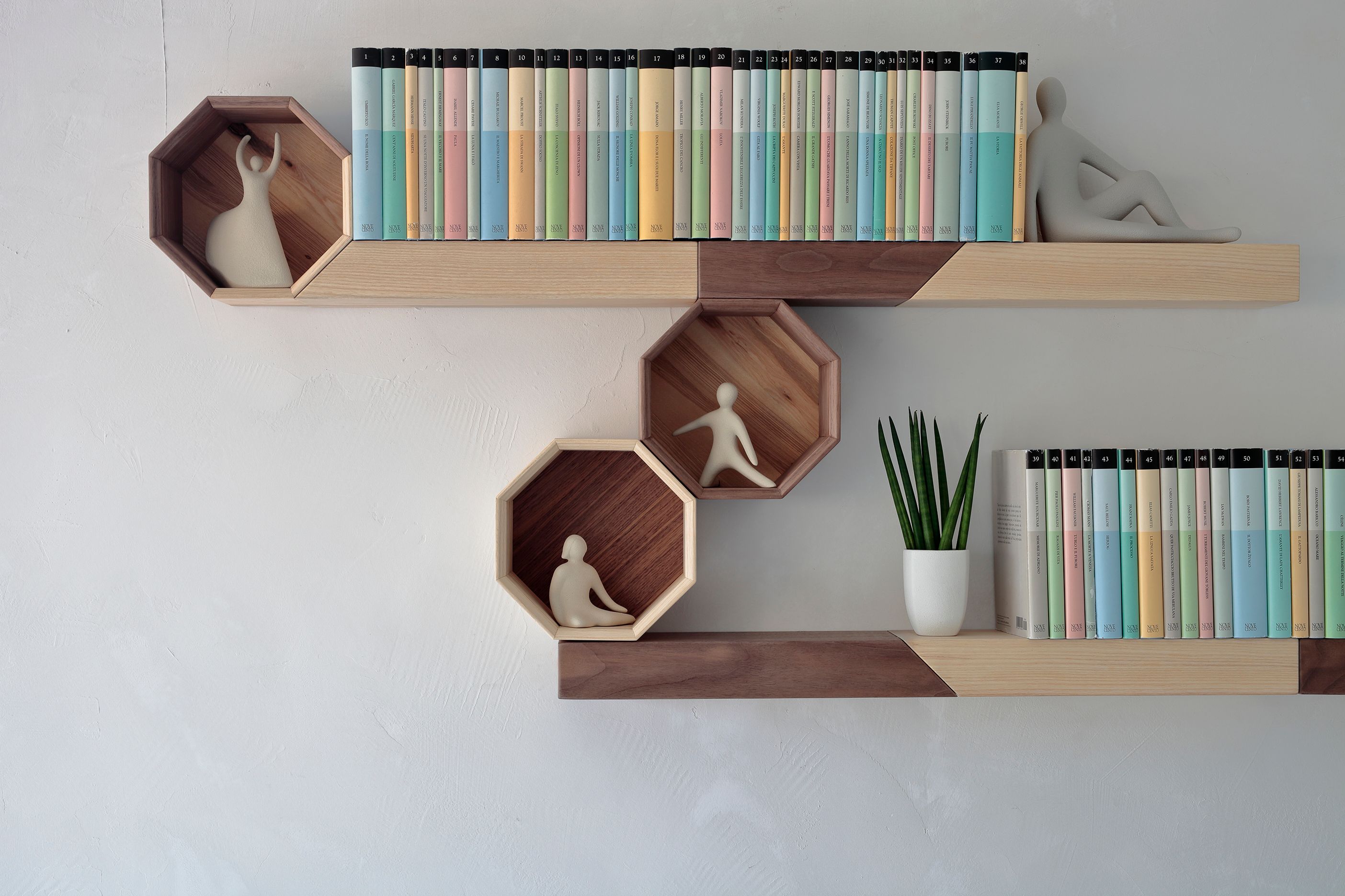 Полка из ореха и ясеня Deodara восемь ARCH-00041659 - Вид №11